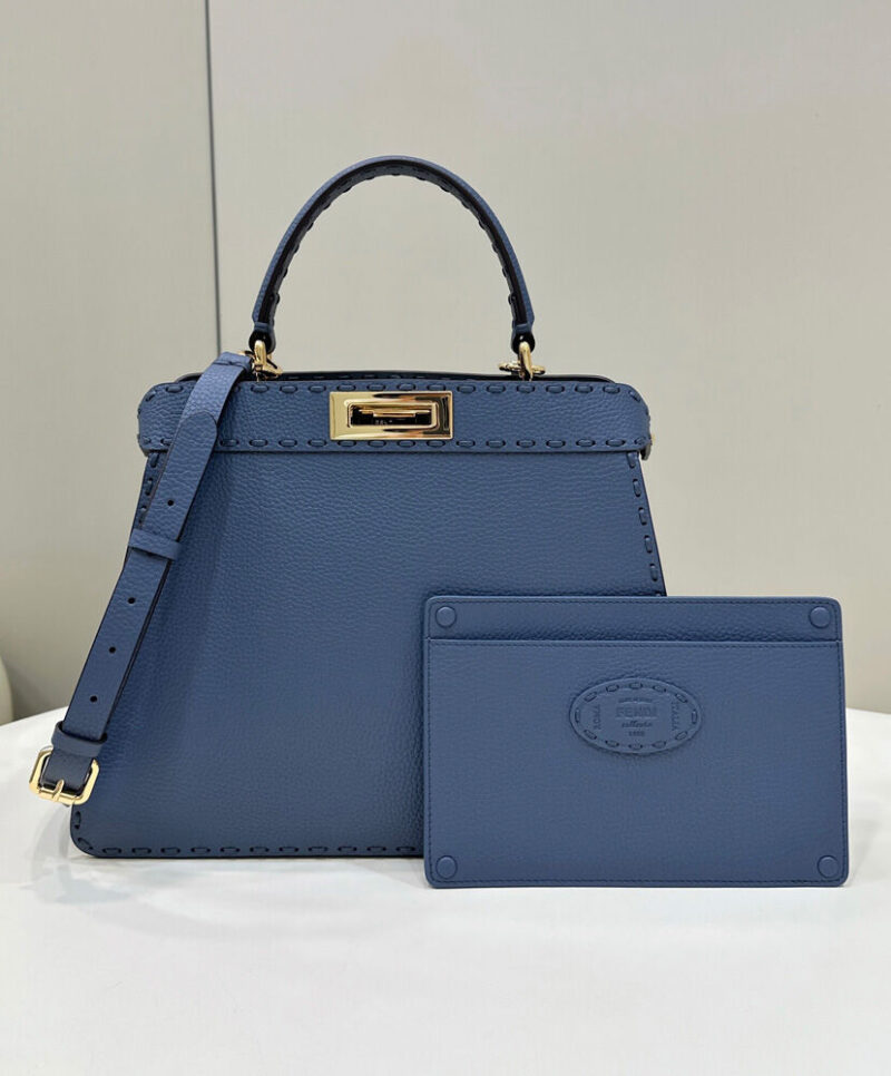 Fendi Peekaboo ISeeU Medium 8BN321 Blue
